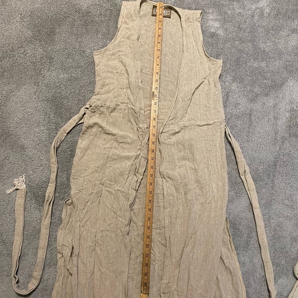 Chinta Mani Alchemi Tunic Womens Small 100% Cotton Beige Bohemian - Picture 14 of 15